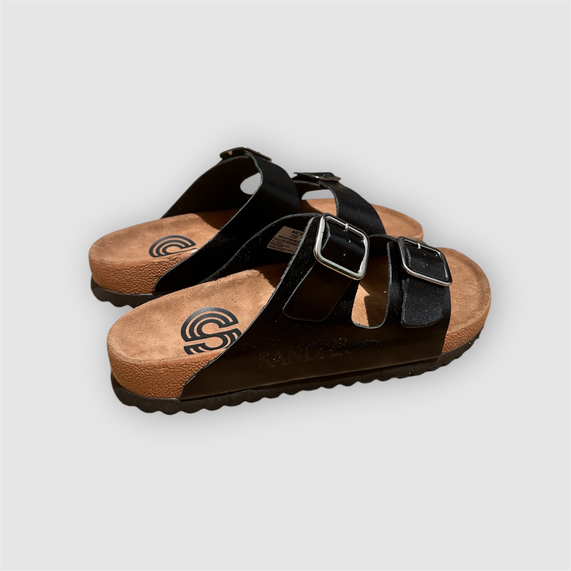 Sandalias color Azabache